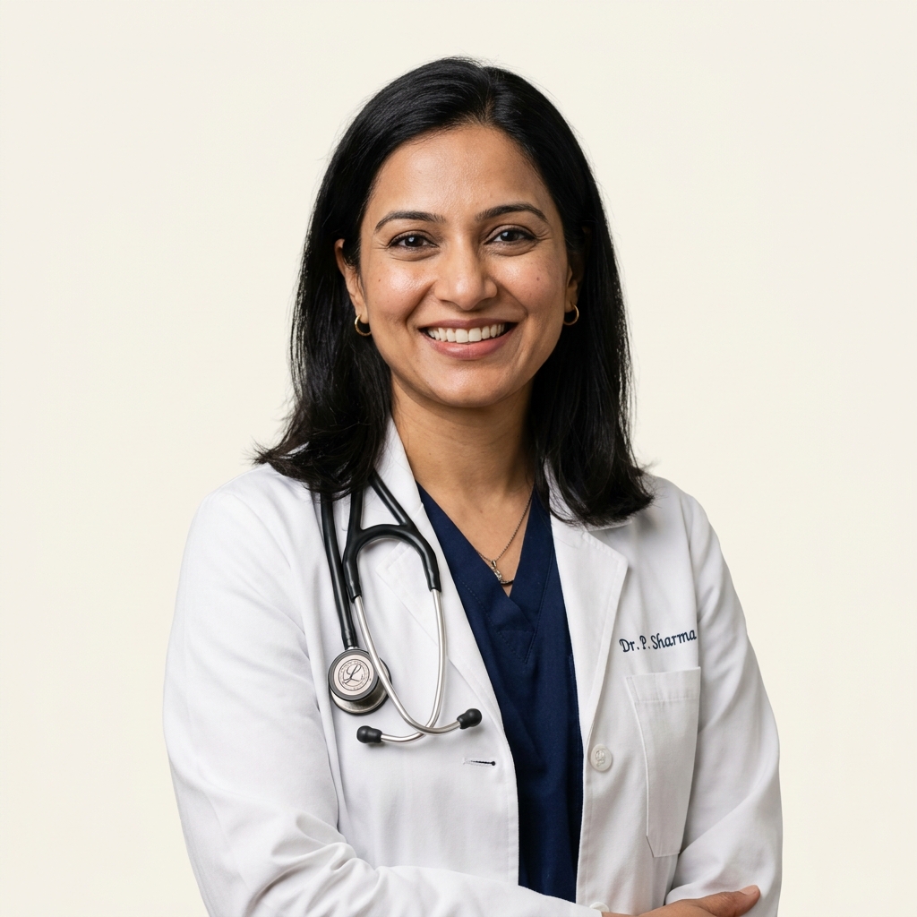 Clinic Compliance Indian Female Doctor